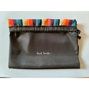 NWOT Paul Smith gift/storage bag, drawstring, striped